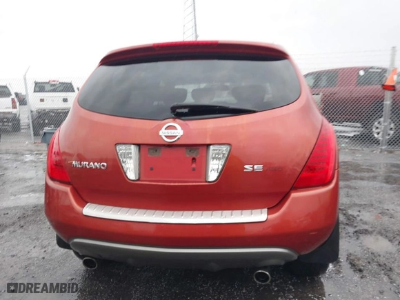 2006 Nissan Murano SL with VIN JN8AZ08W56W532907, listed as a IAAI auction lot 41441102 with 155,320 mi miles. Bid and sale history available at carsss.com. Image 16.