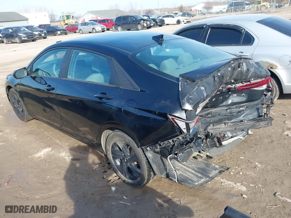2021 Hyundai Elantra SEL with VIN 5NPLS4AG3MH005342, listed as a IAAI auction lot 41787600 with 85,819 mi miles. Bid and sale history available at carsss.com. Image 3.