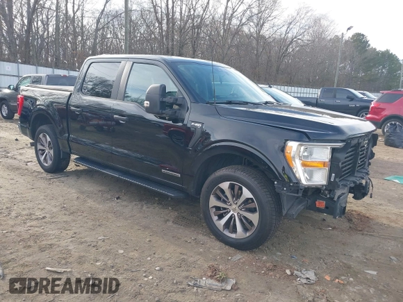 2021 Ford F-150 XL with VIN 1FTFW1CD4MFC76410, listed as a IAAI auction lot 41405983 with 79,768 mi miles and . Bid and sale history available at DreamBid. Image 1.