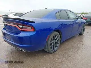 2019 Dodge Charger SXT with VIN 2C3CDXBGXKH748729, listed as a IAAI auction lot 41906272 with 76,816 mi miles. Bid and sale history available at carsss.com. Image 4.