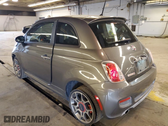 2013 FIAT 500 Sport with VIN 3C3CFFBR2DT615561, listed as a Copart auction lot 78252704 with 116,158 mi miles and Salvage Title. Bid and sale history available at carsss.com. Image 2.