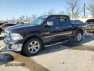 2015 Ram 1500 Laramie with VIN 1C6RR7NT9FS666948, listed as a Copart auction lot 52203055 with 131,905 mi miles and Salvage title. Bid and sale history available at DreamBid. Image 1.
