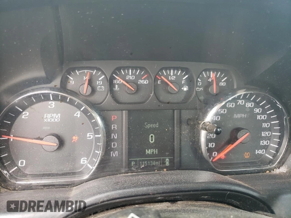 2016 Chevrolet Silverado 1500 Work Truck with VIN 1GCNKNEH9GZ357985, listed as a Copart auction lot 68695764 with 115,134 mi miles and Salvage Title. Bid and sale history available at DreamBid. Image 9.