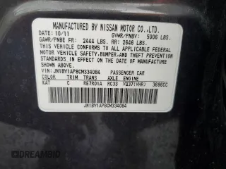 2012 Infiniti M z VIN JN1BY1AP8CM334084, wystawiony jako Copart lot #50758815 z przebiegiem 107 917 mil mil oraz Szkody całkowita. Historia ofert i sprzedaży dostępna na DreamBid. Obrazek 13.