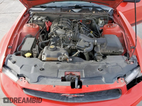 2012 Ford Mustang V6 Premium with VIN 1ZVBP8AMXC5272533, listed as a Copart auction lot 47862645 with 188,933 mi miles and Salvage Title. Bid and sale history available at carsss.com. Image 12.