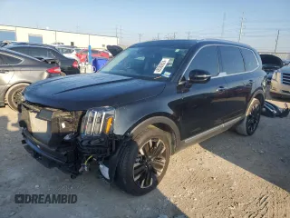 2023 Kia Telluride SX z VIN 5XYP54GC0PG368562, wystawiony jako Copart lot #48088624 z przebiegiem 22 483 mil mil oraz Szkoda całkowita • Salvage title. Historia ofert i sprzedaży dostępna na DreamBid. Obrazek 1.