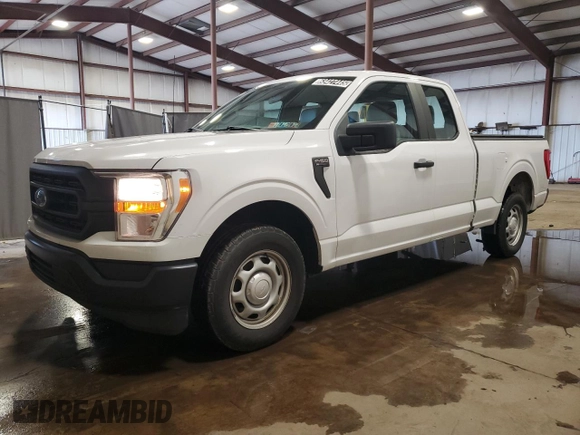 2021 Ford F-150 XL with VIN 1FTEX1CB4MKE66495, listed as a Copart auction lot 63427445 with 123,081 mi miles and Clean title. Bid and sale history available at DreamBid. Image 1.