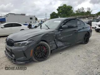2023 BMW 3 Series 330i with VIN 3MW69FF05P8D33852, listed as a Copart auction lot 52694485 with 29,862 mi miles and Salvage title. Bid and sale history available at DreamBid. Image 1.