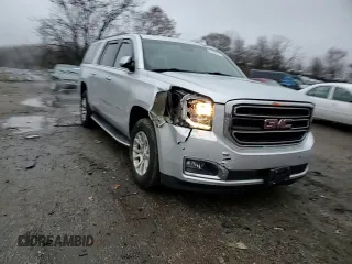 2019 GMC Yukon XL SLT with VIN 1GKS1GKC2KR380936, listed as a Copart auction lot 84625174 with 118,077 mi miles and Salvage Title. Bid and sale history available at carsss.com. Image 12.