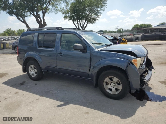 2005 Nissan Pathfinder XE with VIN 5N1AR18U65C775296, listed as a Copart auction lot 51675355 with 231,324 mi miles and Non Repairable. Bid and sale history available at carsss.com. Image 4.