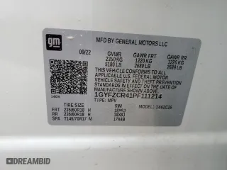 2023 Cadillac XT4 FWD Premium Luxury with VIN 1GYFZCR41PF111214, listed as a Copart auction lot 53532575 with 13,340 mi miles and Salvage Title. Bid and sale history available at carsss.com. Image 13.