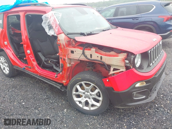 2017 Jeep Renegade Latitude z VIN ZACCJBBB5HPF98077, wystawiony jako IAAI lot #42323925 z przebiegiem 78 893 mil mil oraz . Historia ofert i sprzedaży dostępna na DreamBid. Obrazek 6.