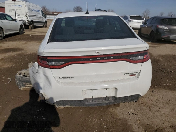 2013 Dodge Dart Rallye with VIN 1C3CDFBH0DD156629, listed as a Copart auction lot 48814425 with 185,930 mi miles and Clean Title. Bid and sale history available at carsss.com. Image 6.