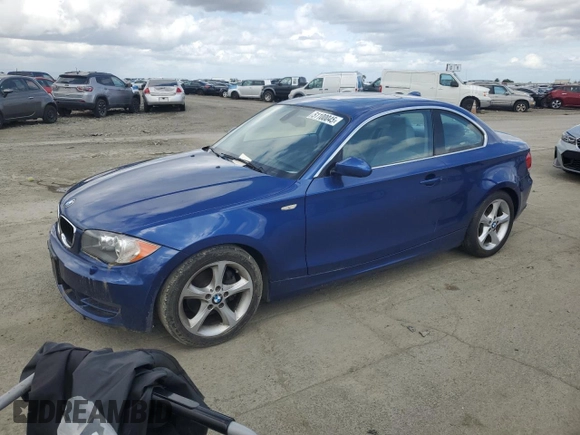 2009 BMW 1 Series 128i with VIN WBAUP93529VF49255, listed as a Copart auction lot 51100045 with 153,841 mi miles and Clean title. Bid and sale history available at DreamBid. Image 1.