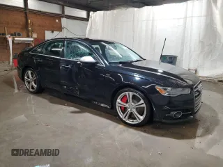 2018 Audi S6 Premium Plus with VIN WAUFFAFC3JN069671, listed as a Copart auction lot 86125084 with 0 mi miles and Salvage Title. Bid and sale history available at carsss.com. Image 4.