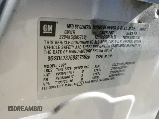 2008 Saturn VUE XR with VIN 3GSDL73768S575626, listed as a Copart auction lot 81950934 with 184,539 mi miles and Salvage Title. Bid and sale history available at DreamBid. Image 12.
