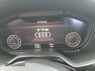 2023 Audi TTS z VIN TRUA1AFV6P1005837, wystawiony jako Copart lot #73994504 z przebiegiem 3 354 mil mil oraz Szkoda całkowita • Salvage title. Historia ofert i sprzedaży dostępna na DreamBid. Obrazek 9.