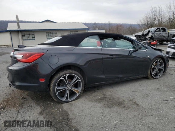 2016 Buick Cascada Premium with VIN W04WT3N55GG130231, listed as a Copart auction lot 51799235 with 34,925 mi miles and Salvage title. Bid and sale history available at DreamBid. Image 3.