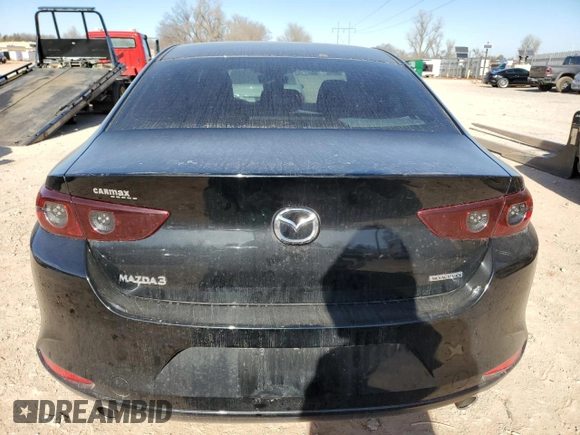 2019 Mazda 3 Select with VIN JM1BPACLXK1110454, listed as a Copart auction lot 87614775 with 19,322 mi miles and Salvage Title. Bid and sale history available at carsss.com. Image 6.