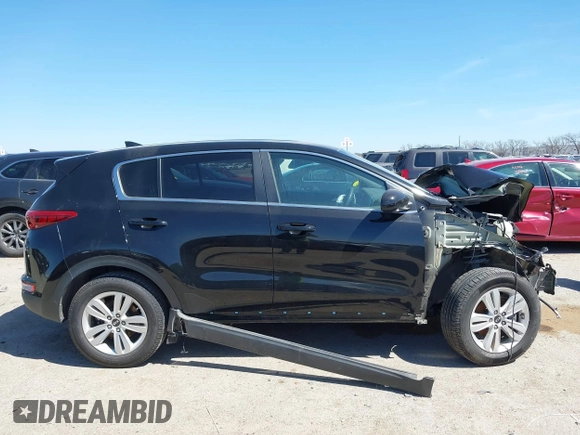 2017 Kia Sportage LX with VIN KNDPM3AC5H7139041, listed as a IAAI auction lot 41813276 with 56,154 mi miles. Bid and sale history available at carsss.com. Image 14.