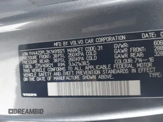 2019 Volvo XC90 Inscription with VIN YV4A22PL2K1491921, listed as a IAAI auction lot 41559874 with 76,790 mi miles and . Bid and sale history available at DreamBid. Image 9.