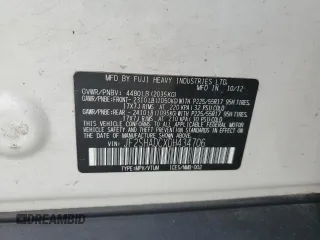 2013 Subaru Forester X Premium with VIN JF2SHADCXDH434706, listed as a Copart auction lot 55883865 with 63,293 mi miles and Salvage title. Bid and sale history available at DreamBid. Image 13.