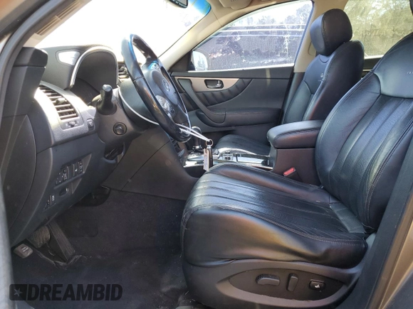 2013 Infiniti FX with VIN JN8CS1MU1DM141110, listed as a Copart auction lot 46084395 with 105,523 mi miles and Salvage title. Bid and sale history available at DreamBid. Image 7.