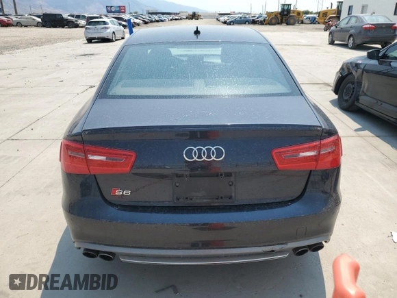 2013 Audi S6 Prestige with VIN WAUF2AFC6DN128504, listed as a Copart auction lot 61459994 with 116,393 mi miles and Salvage Title. Bid and sale history available at carsss.com. Image 6.