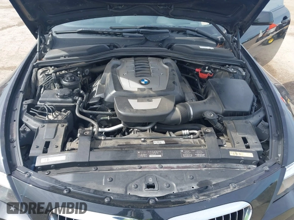 2008 BMW 6 Series 650i with VIN WBAEB53558CX58072, listed as a IAAI auction lot 41686130 with 93,722 mi miles. Bid and sale history available at carsss.com. Image 10.