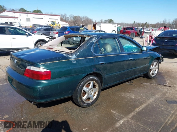 2002 Acura TL Type S with VIN 19UUA56802A011202, listed as a IAAI auction lot 41640081 with 276,419 mi miles. Bid and sale history available at carsss.com. Image 4.