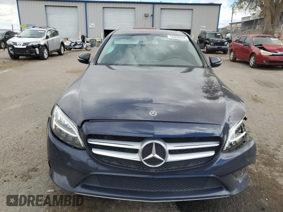 2019 Mercedes-Benz C 300 with VIN 55SWF8EB9KU292879, listed as a Copart auction lot 56898465 with 75,829 mi miles and Salvage title. Bid and sale history available at DreamBid. Image 5.
