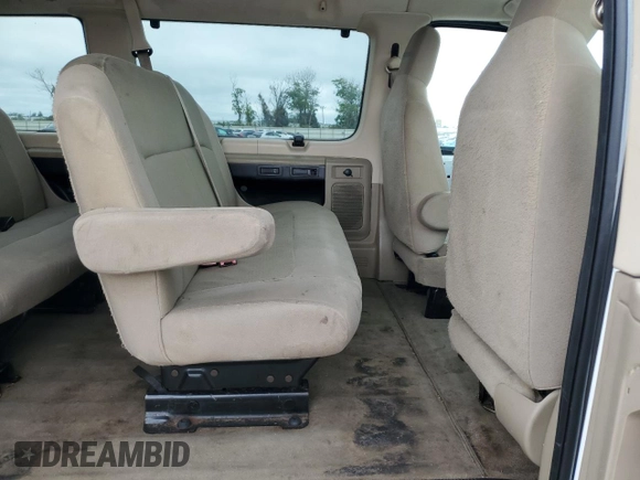 2011 Ford Econoline Passenger XL with VIN 1FBNE3BL1BDA61390, listed as a Copart auction lot 85365364 with 163,174 mi miles and Salvage Title. Bid and sale history available at carsss.com. Image 11.