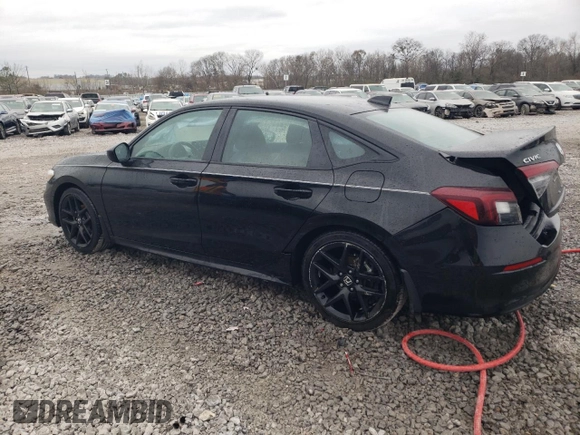 2025 Honda Civic Sport with VIN 2HGFE2F53SH520591, listed as a Copart auction lot 86313234 with 3,150 mi miles and Salvage title. Bid and sale history available at DreamBid. Image 2.