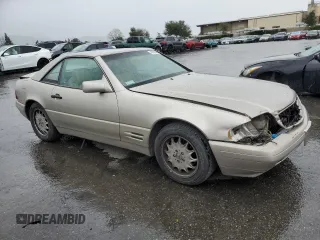 1996 Mercedes-Benz SL-Class with VIN WDBFA67FXTF133854, listed as a Copart auction lot 48659595 with 117,804 mi miles and Salvage Title. Bid and sale history available at carsss.com. Image 4.
