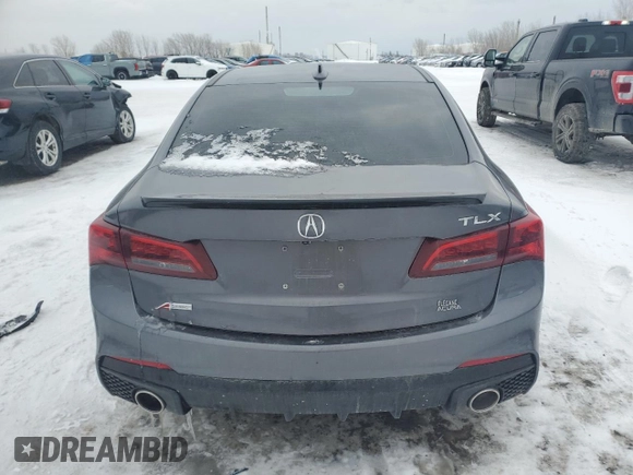 2020 Acura TLX w/A-Spec Pkg with VIN 19UUB1F60LA800861, listed as a Copart auction lot 89358825 with 76,753 mi miles and Salvage Title. Bid and sale history available at carsss.com. Image 6.