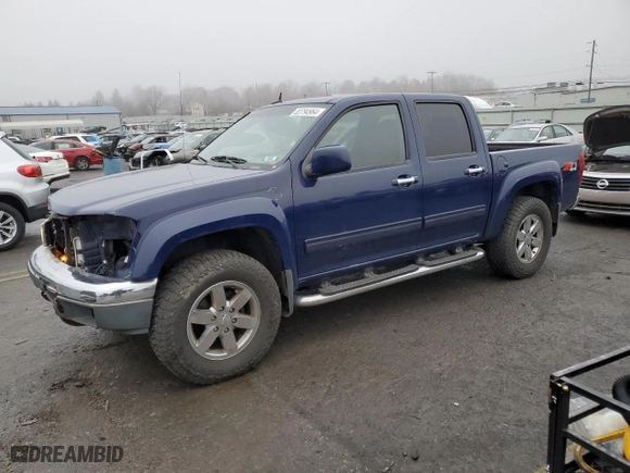 2011 Chevrolet Colorado LT w/2LT with VIN 1GCHTDFE6B8119406, listed as a Copart auction lot 83794964 with 209,653 mi miles and Salvage Title. Bid and sale history available at carsss.com. Image 1.