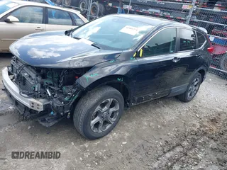 2019 Honda CR-V EX with VIN 2HKRW2H56KH674662, listed as a IAAI auction lot 41905271 with 46,450 mi miles. Bid and sale history available at carsss.com. Image 2.