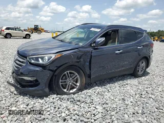 2017 Hyundai Santa Fe 2.4L z VIN 5XYZU3LB2HG466030, wystawiony jako Copart lot #59991245 z przebiegiem 47 284 mil mil oraz Szkoda całkowita • Salvage title. Historia ofert i sprzedaży dostępna na DreamBid. Obrazek 1.