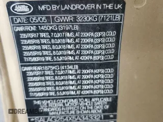 2005 Land Rover LR3 HSE with VIN SALAG254X5A343321, listed as a Copart auction lot 55645225 with 230,878 mi miles and Clean title. Bid and sale history available at DreamBid. Image 14.