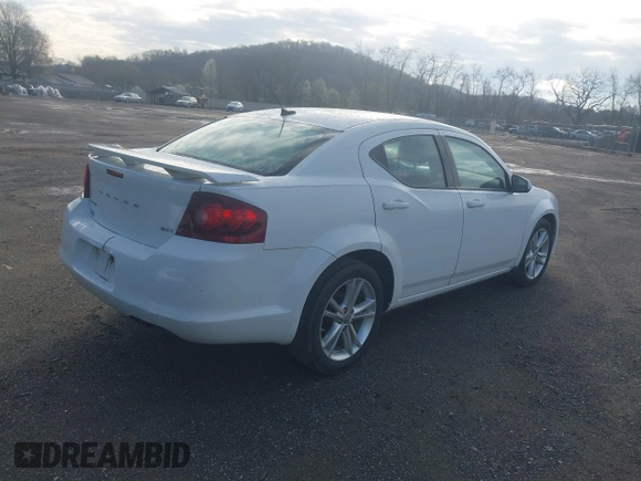 2013 Dodge Avenger SXT with VIN 1C3CDZCB0DN548158, listed as a IAAI auction lot 41969453 with 146,304 mi miles and . Bid and sale history available at DreamBid. Image 4.