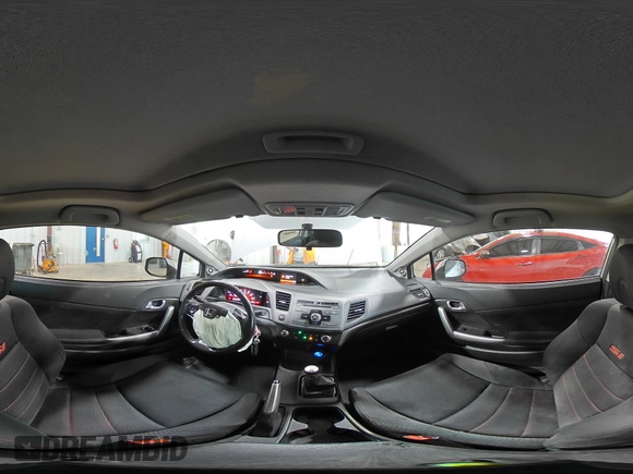2012 Honda Civic Si with VIN 2HGFG4A52CH708436, listed as a Copart auction lot 57278025 with 170,521 mi miles and Salvage title. Bid and sale history available at DreamBid. Image 14.