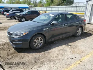 2016 Kia Optima LX z VIN KNAGT4L38G5081553, wystawiony jako Copart lot #52894925 z przebiegiem 119 768 mil mil oraz Szkoda całkowita • Salvage title. Historia ofert i sprzedaży dostępna na DreamBid. Obrazek 1.