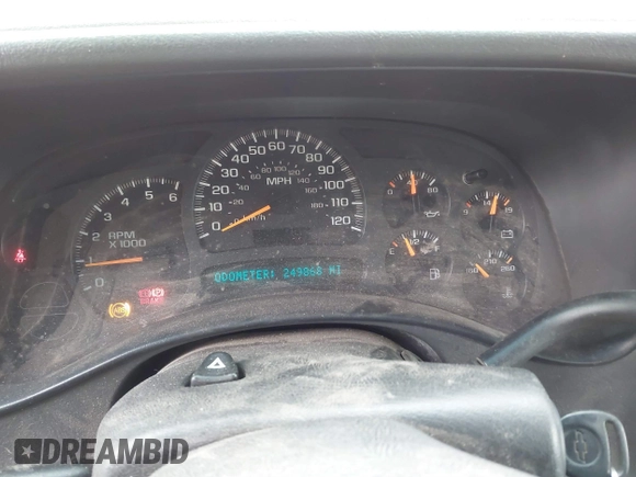 2003 Chevrolet Silverado 1500 with VIN 2GCEK19T431299780, listed as a IAAI auction lot 41537100 with 249,868 mi miles. Bid and sale history available at carsss.com. Image 7.