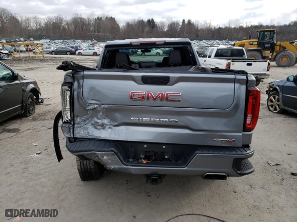 2020 GMC Sierra 1500 AT4 with VIN 3GTP9EED0LG247631, listed as a Copart auction lot 82352524 with 155,695 mi miles and Salvage Title. Bid and sale history available at carsss.com. Image 6.