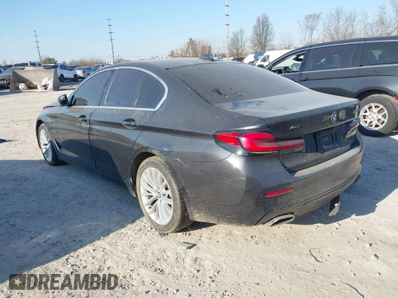 2021 BMW 5 Series 530i xDrive with VIN WBA13BJ06MCF66402, listed as a IAAI auction lot 41760543 with 93,002 mi miles and . Bid and sale history available at carsss.com. Image 3.