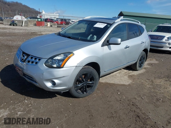 2013 Nissan Rogue SL with VIN JN8AS5MV3DW635027, listed as a IAAI auction lot 41872538 with 123,618 mi miles and . Bid and sale history available at DreamBid. Image 2.