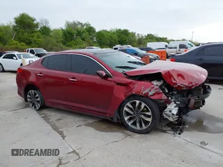 2015 Kia Optima SX Turbo with VIN 5XXGR4A62FG366404, listed as a IAAI auction lot 41928324 with 139,268 mi miles. Bid and sale history available at carsss.com. Image 13.