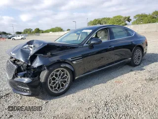 2023 Genesis G80 2.5T z VIN KMTGB4SC5PU180040, wystawiony jako Copart lot #57074475 z przebiegiem 17 735 mil mil oraz Szkoda całkowita • Salvage title. Historia ofert i sprzedaży dostępna na DreamBid. Obrazek 1.