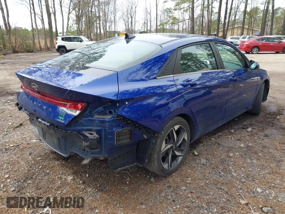 2021 Hyundai Elantra Limited with VIN 5NPLP4AG6MH025053, listed as a IAAI auction lot 41739153 with 66,012 mi miles and . Bid and sale history available at DreamBid. Image 4.