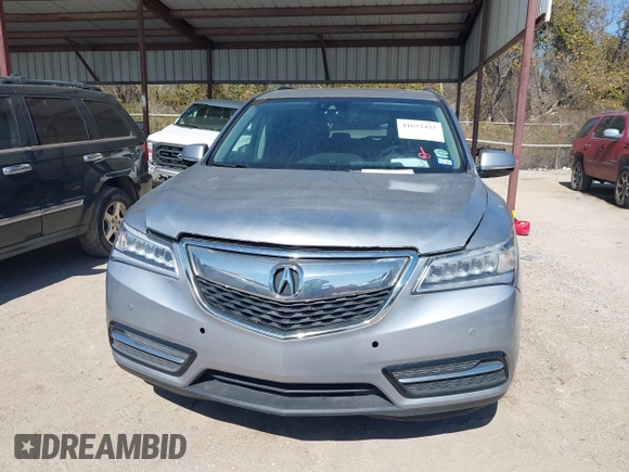 2016 Acura MDX w/Advance with VIN 5FRYD4H96GB034228, listed as a IAAI auction lot 41673425 with 109,208 mi miles. Bid and sale history available at carsss.com. Image 13.